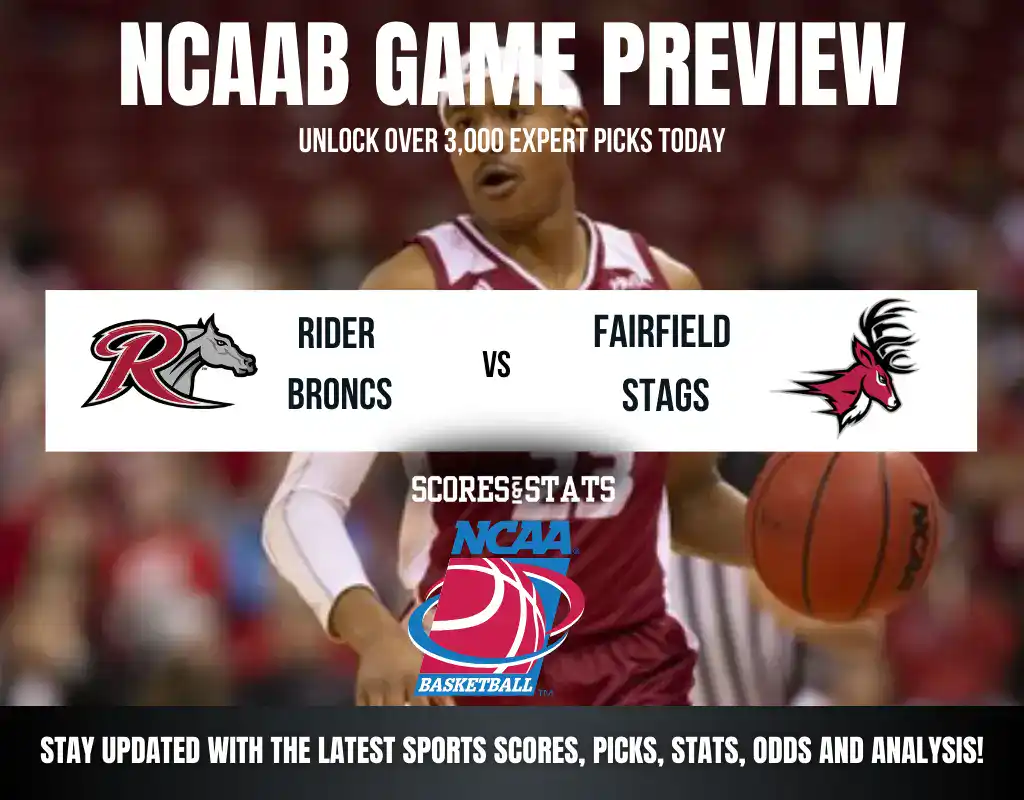 Rider Broncs vs Fairfield Stags betting preview with odds, predictions, and best bets.