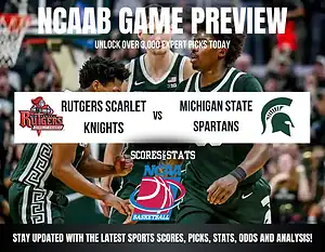 Rutgers Scarlet Knights vs Michigan State Spartans betting preview with odds, predictions, and best bets.