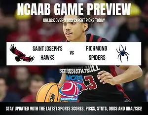 Saint Joseph’s Hawks vs Richmond Spiders betting preview with odds, predictions, and best bets.