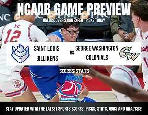 Saint Louis Billikens vs George Washington Colonials betting preview with odds, predictions, and best bets.