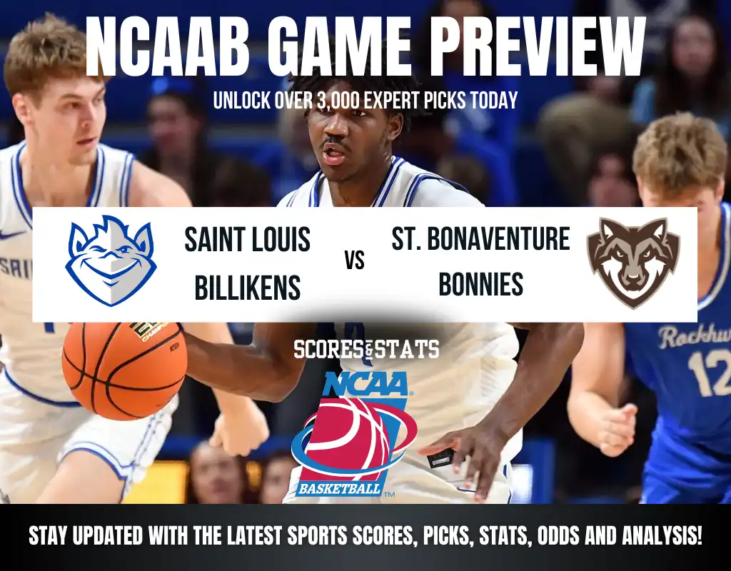 Saint Louis Billikens vs St. Bonaventure Bonnies betting preview with odds, predictions, and best bets.
