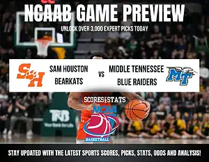 Sam Houston Bearkats vs Middle Tennessee Blue Raiders betting preview with odds, predictions, and best bets.