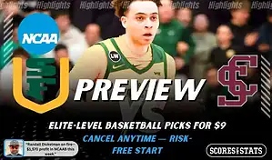 San Francisco Dons vs Santa Clara Broncos preview graphic with team logos and NCAA branding for picks and predictions on January 28 2026