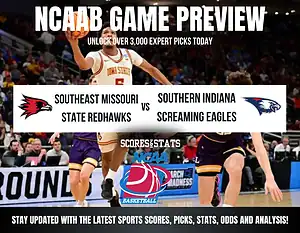 Southeast Missouri State Redhawks vs Southern Indiana Screaming Eagles betting preview with odds, predictions, and best bets.
