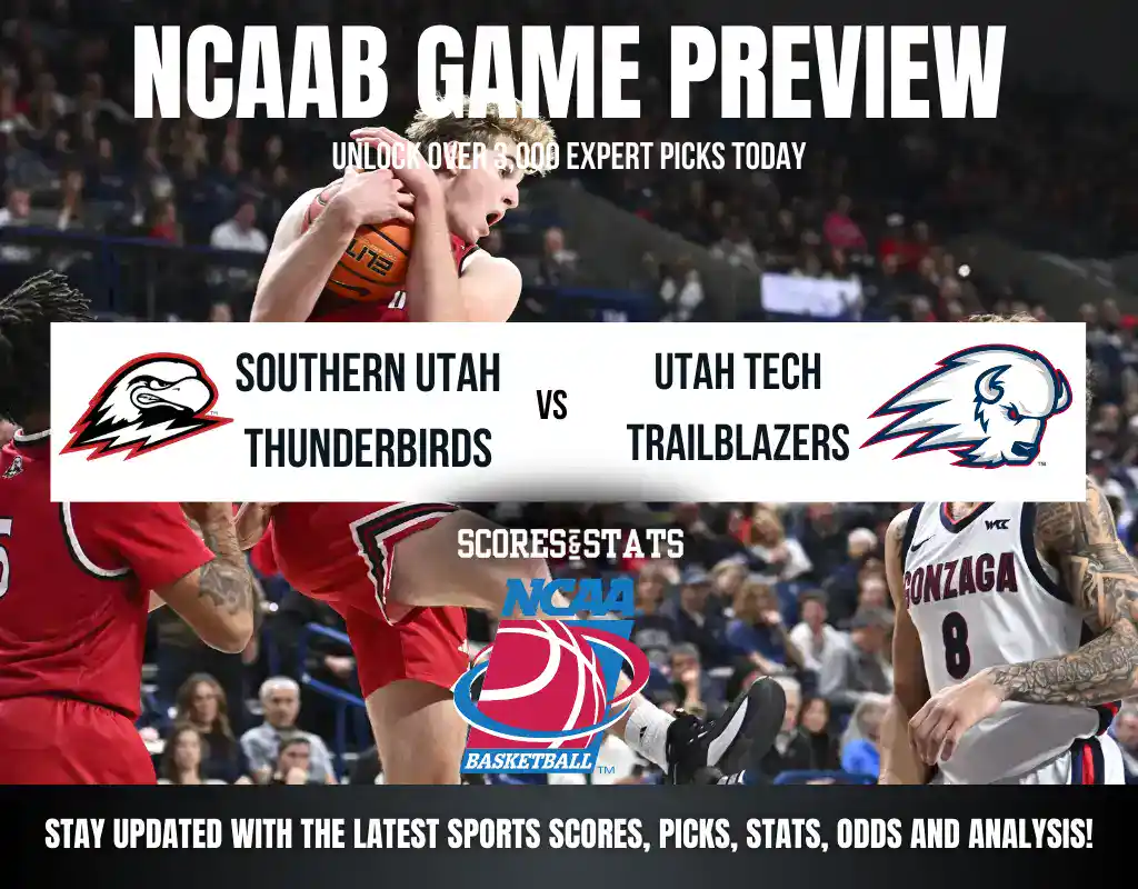 Southern Utah Thunderbirds vs Utah Tech Trailblazers betting preview with odds, predictions, and best bets.