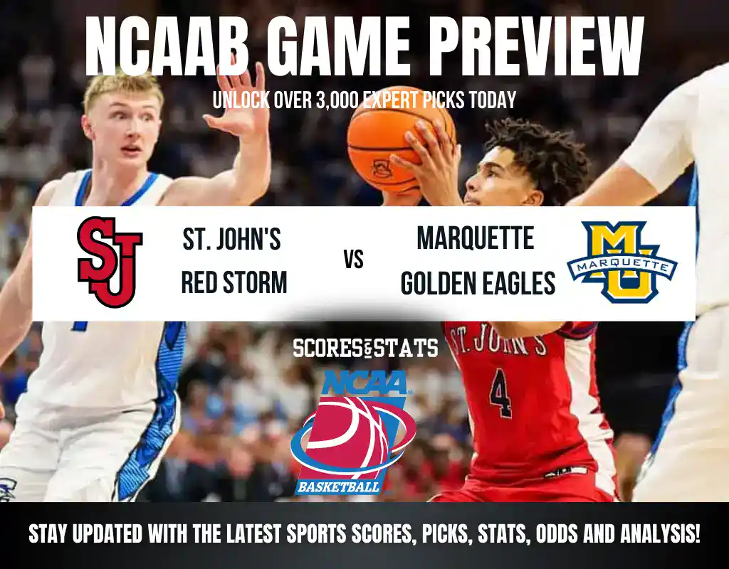 St. John’s Red Storm vs Marquette Golden Eagles betting preview with odds, predictions, and best bets.
