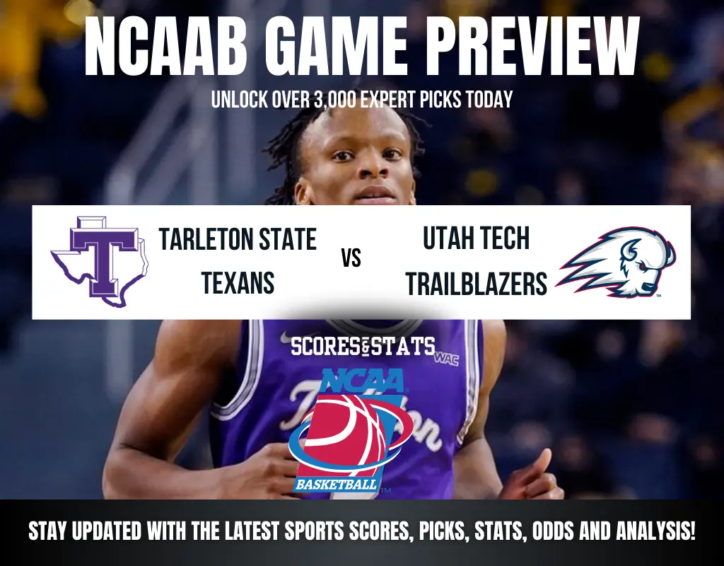 Tarleton State Texans vs Utah Tech Trailblazers betting preview with odds, predictions, and best bets.