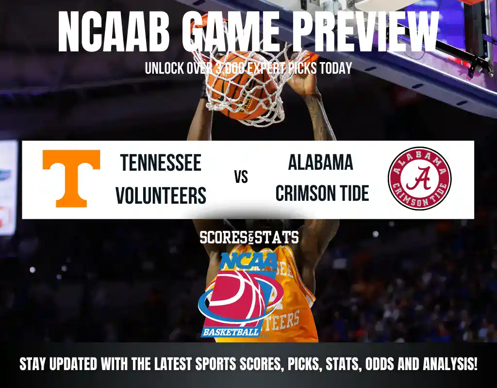 Tennessee Volunteers vs Alabama Crimson Tide betting preview with odds, predictions, and best bets.
