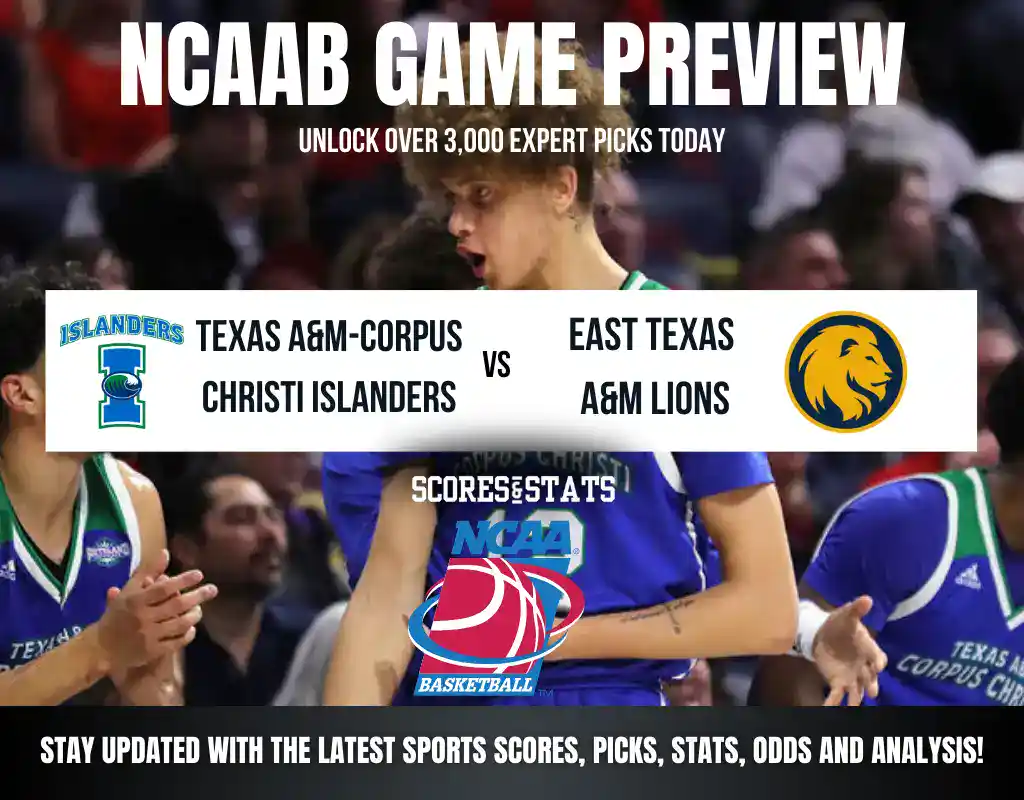 Texas A&M-Corpus Christi Islanders vs East Texas A&M Lions betting preview with odds, predictions, and best bets.