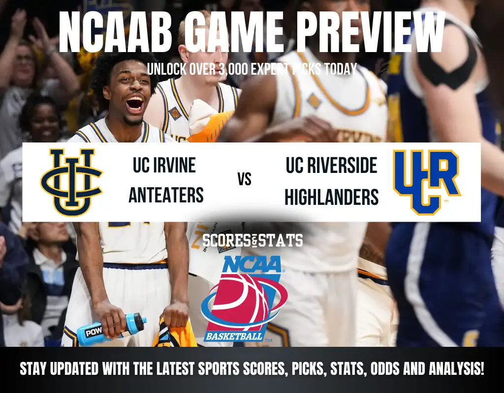 UC Irvine Anteaters vs UC Riverside Highlanders betting preview with odds, predictions, and best bets.
