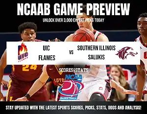 UIC Flames vs Southern Illinois Salukis betting preview with odds, predictions, and best bets.