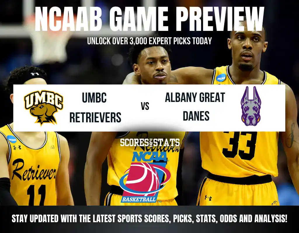 UMBC Retrievers vs Albany Great Danes betting preview with odds, predictions, and best bets.