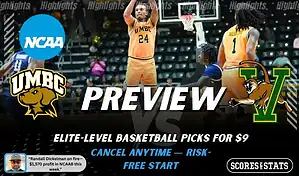 NCAA basketball preview graphic for UMBC Retrievers vs Vermont Catamounts on January 29 2026