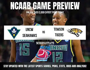 UNCW Seahawks vs Towson Tigers betting preview with odds, predictions, and best bets.