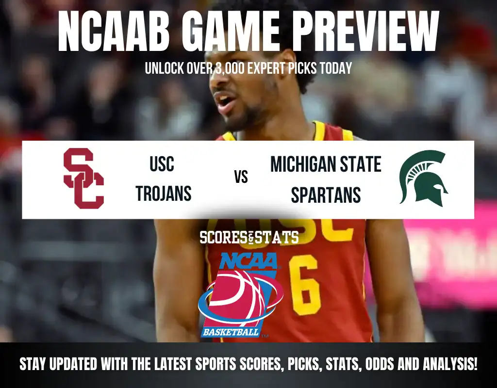 USC Trojans vs Michigan State Spartans betting preview with odds, predictions, and best bets.