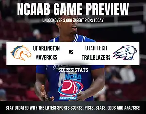 UT Arlington Mavericks vs Utah Tech Trailblazers betting preview with odds, predictions, and best bets.
