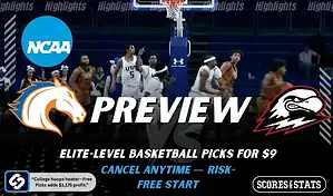 UT Arlington Mavericks vs Southern Utah Thunderbirds NCAA basketball preview graphic with players under the basket and team logos