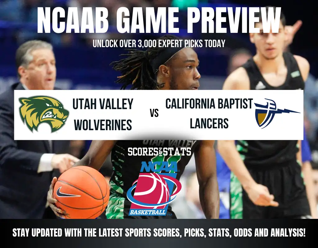 Utah Valley Wolverines vs California Baptist Lancers betting preview with odds, predictions, and best bets.