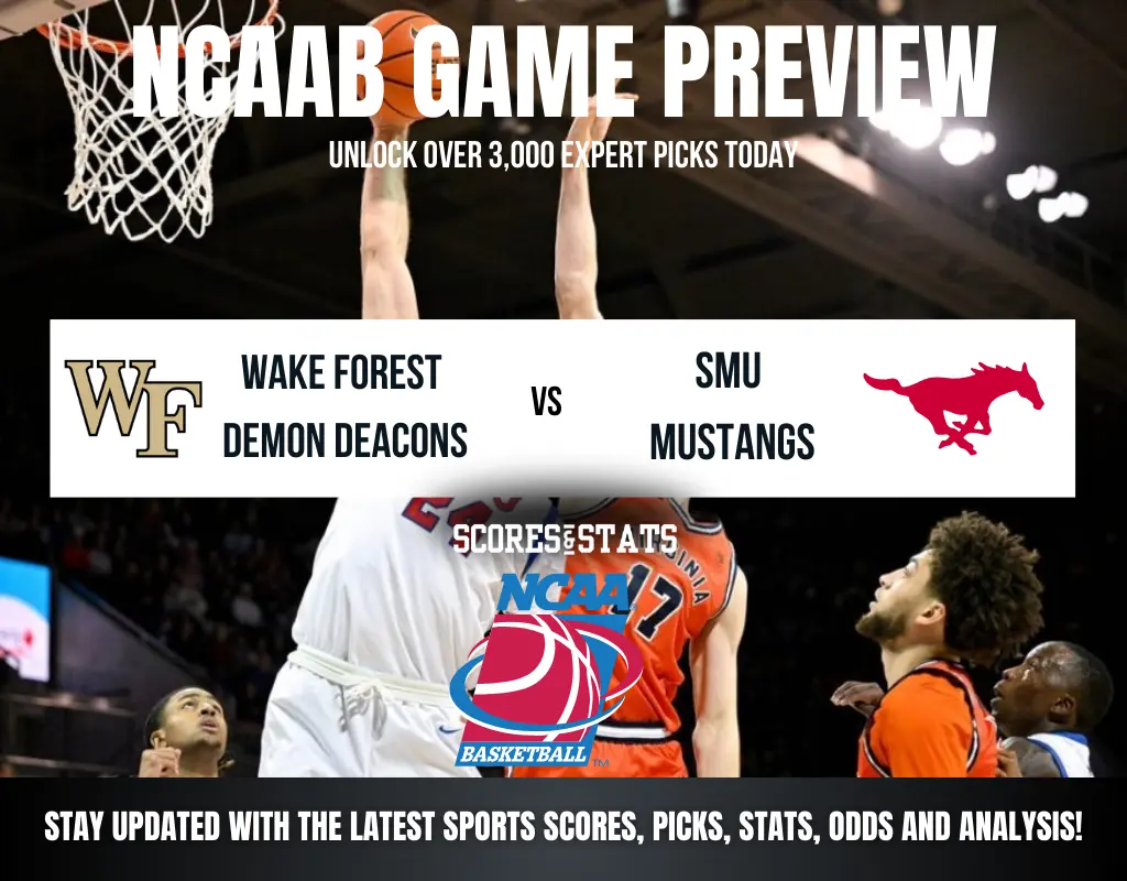 SMU Mustangs vs Wake Forest Demon Deacons betting preview with odds, predictions, and best bets.
