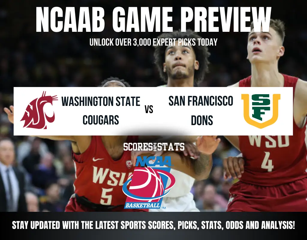 Washington State Cougars vs San Francisco Dons betting preview with odds, predictions, and best bets.
