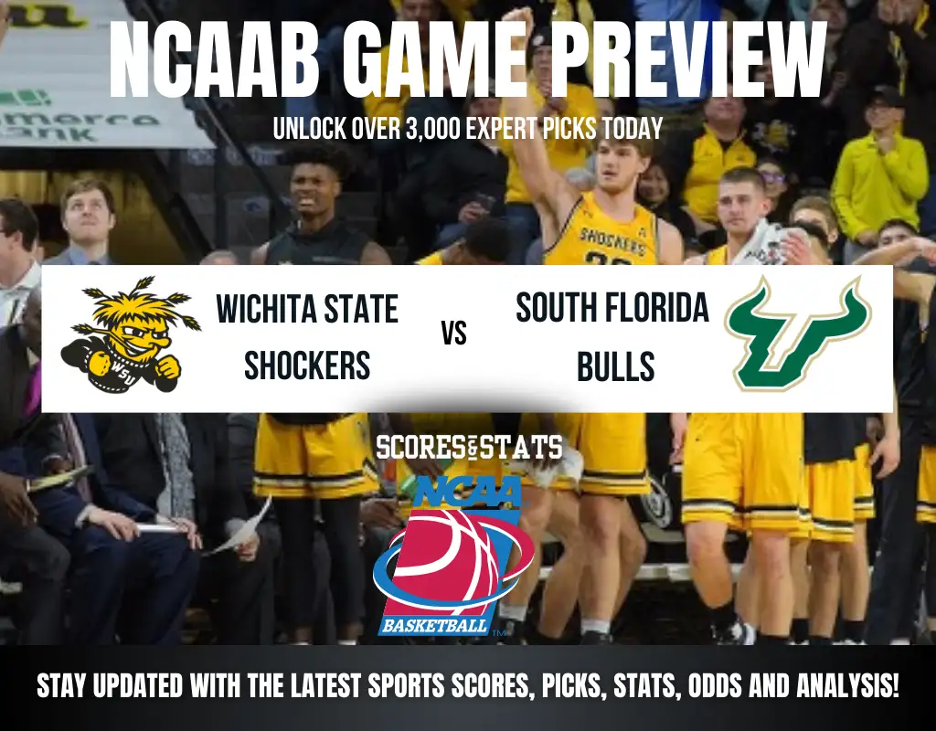 Wichita State Shockers vs South Florida Bulls betting preview with odds, predictions, and best bets.