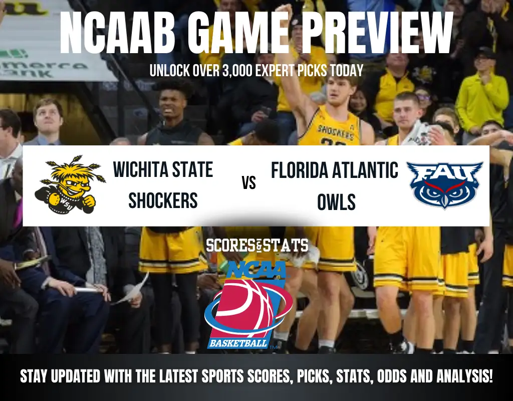Wichita State Shockers vs Florida Atlantic Owls betting preview with odds, predictions, and best bets.
