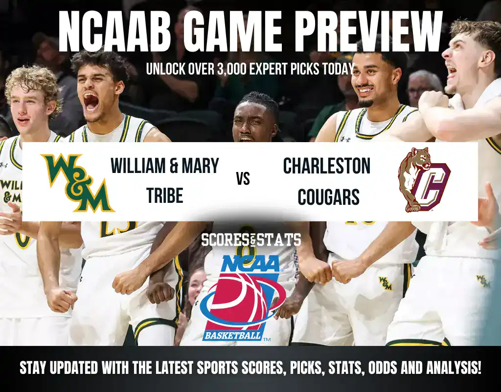 William & Mary Tribe vs Charleston Cougars betting preview with odds, predictions, and best bets.