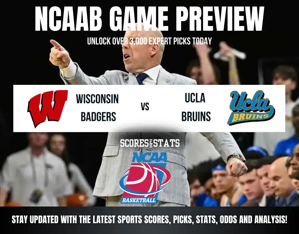 Wisconsin Badgers vs UCLA Bruins betting preview with odds, predictions, and best bets.