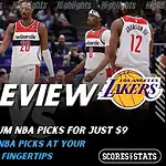 NBA preview graphic for Washington Wizards vs Los Angeles Lakers on January 30 2026