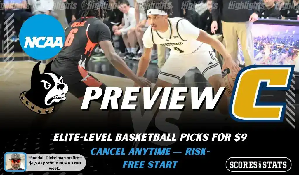 NCAA basketball preview graphic for Wofford Terriers vs Chattanooga Mocs on January 29 2026
