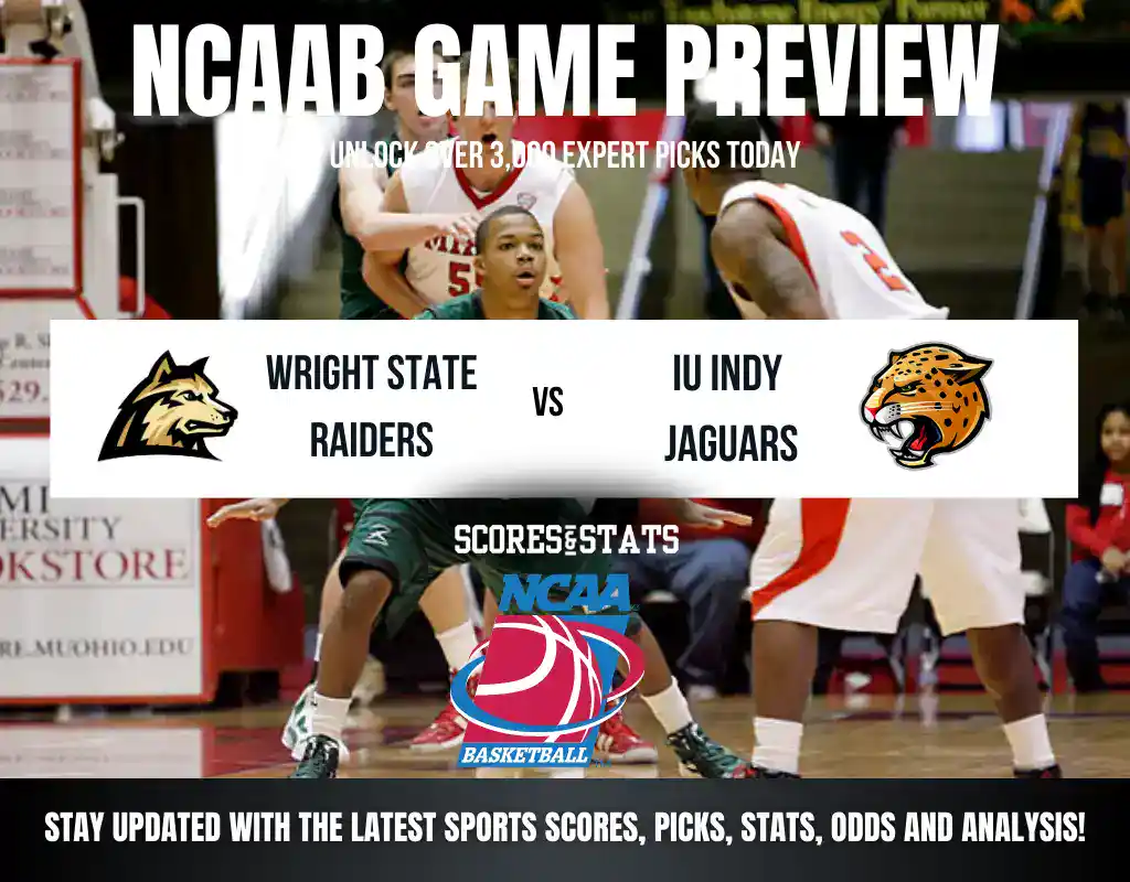 Previews 9 Wright State Raiders vs IU Indy Jaguars betting preview with odds, predictions, and best bets.