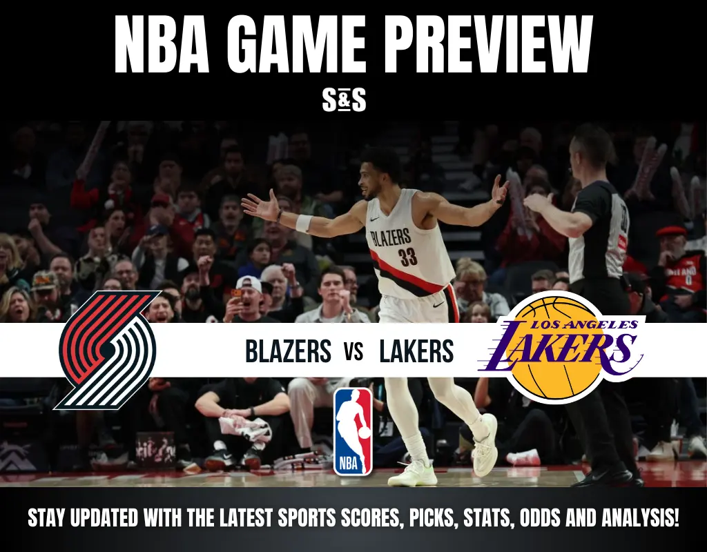 blazers vs lakers