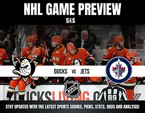 NHL Game Preview: Ducks vs Jets. Stay updated with the latest sports scores, picks, stats, odds, and analysis.
