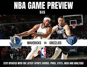 NBA Game Preview featuring the Mavericks vs. Grizzlies, with a focus on staying updated with the latest sports scores, picks, stats, odds, and analysis.
