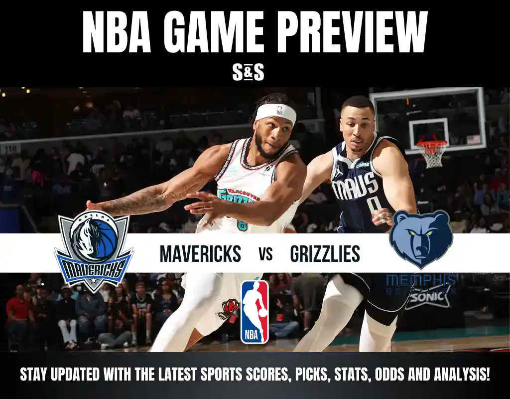 NBA Game Preview featuring the Mavericks vs. Grizzlies, with a focus on staying updated with the latest sports scores, picks, stats, odds, and analysis.