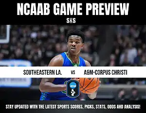NCAA basketball game preview featuring Southeastern Louisiana vs. A&M-Corpus Christi, with sports updates and analysis.