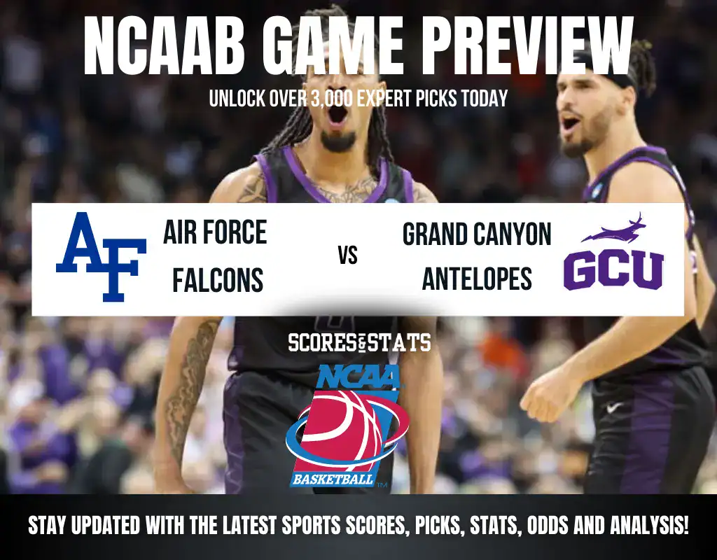 Air Force Falcons vs Grand Canyon Antelopes betting preview with odds, predictions, and best bets.