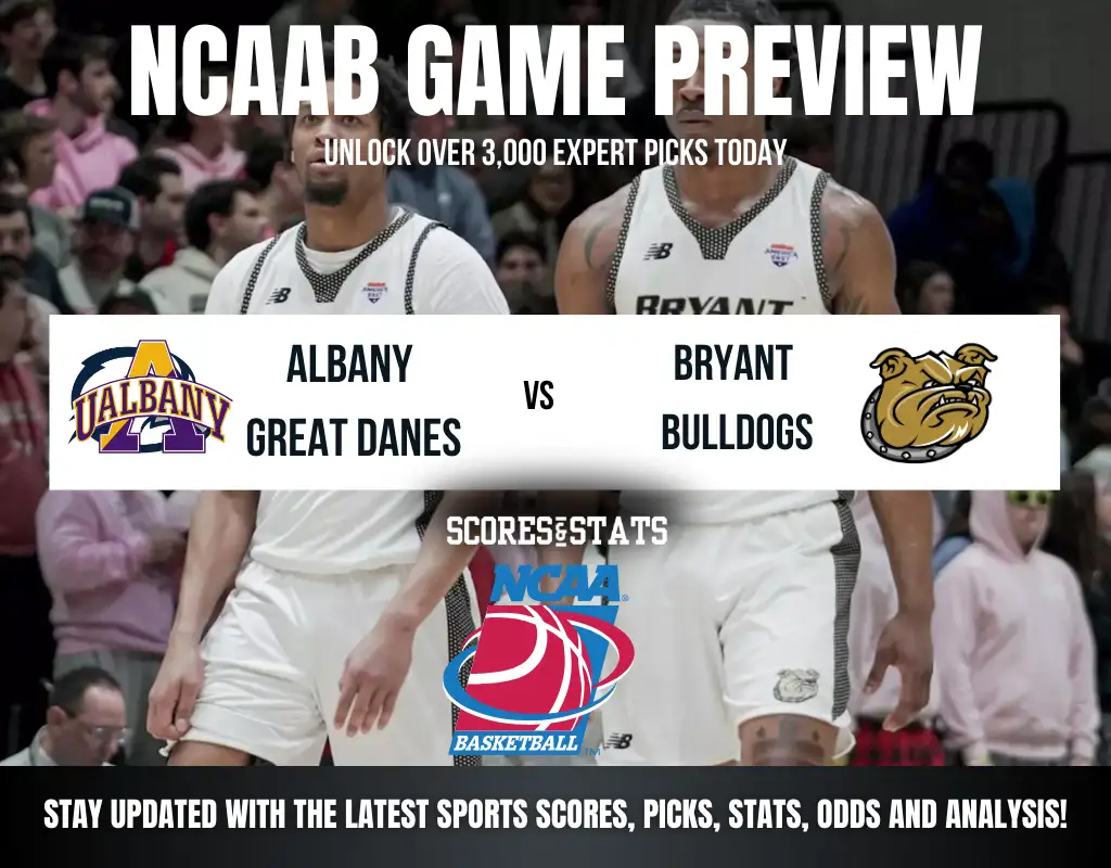 Albany Great Danes vs Bryant Bulldogs betting preview with odds, predictions, and best bets.