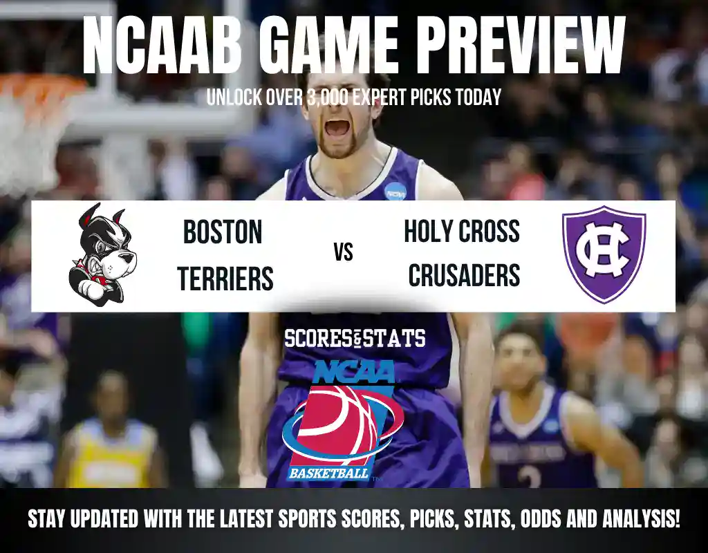 Boston Terriers vs Holy Cross Crusaders betting preview with odds, predictions, and best bets.