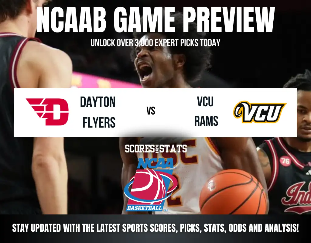 Dayton Flyers vs VCU Rams betting preview with odds, predictions, and best bets.
