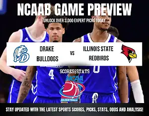 Drake Bulldogs vs Illinois State Redbirds betting preview with odds, predictions, and best bets.