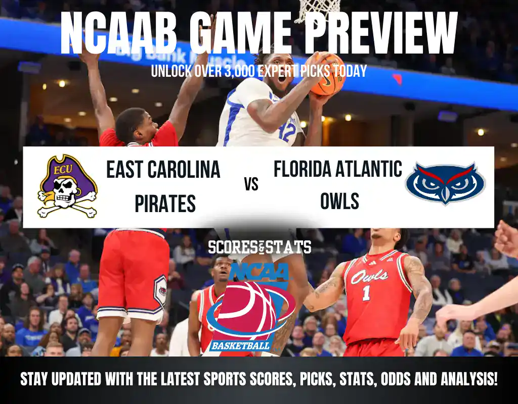 East Carolina Pirates vs Florida Atlantic Owls betting preview with odds, predictions, and best bets.