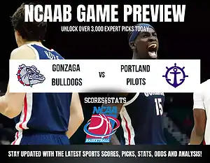 Gonzaga Bulldogs vs Portland Pilots betting preview with odds, predictions, and best bets.