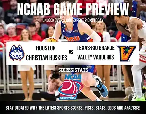 Houston Christian Huskies vs Texas-Rio Grande Valley Vaqueros betting preview with odds, predictions, and best bets.