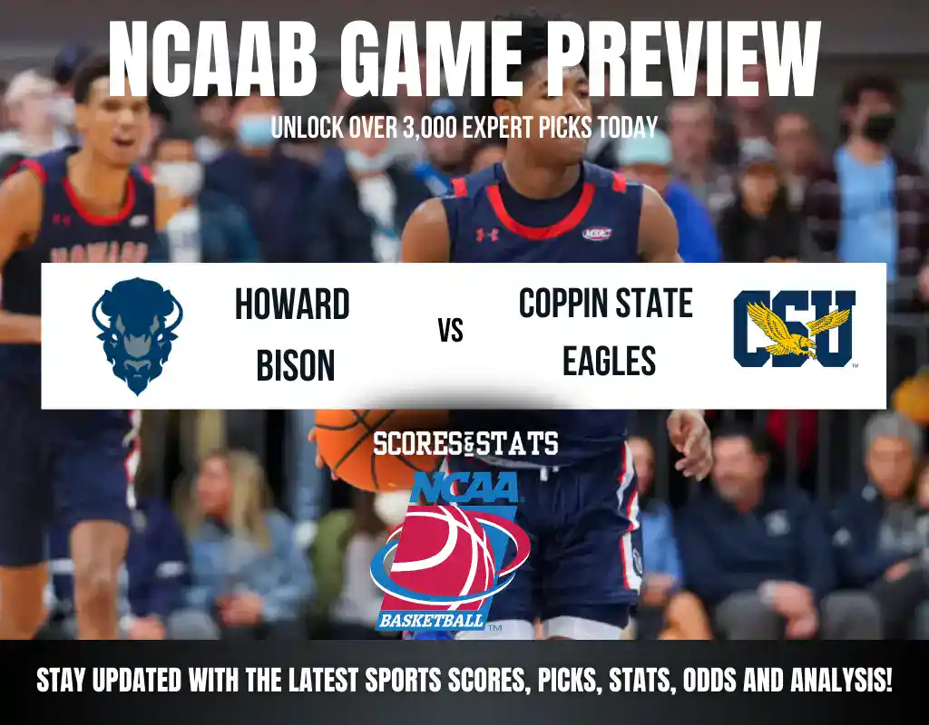 Howard Bison vs Coppin State Eagles betting preview with odds, predictions, and best bets.
