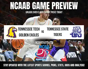 Tennessee Tech Golden Eagles vs Tennessee State Tigers betting preview with odds, predictions, and best bets.