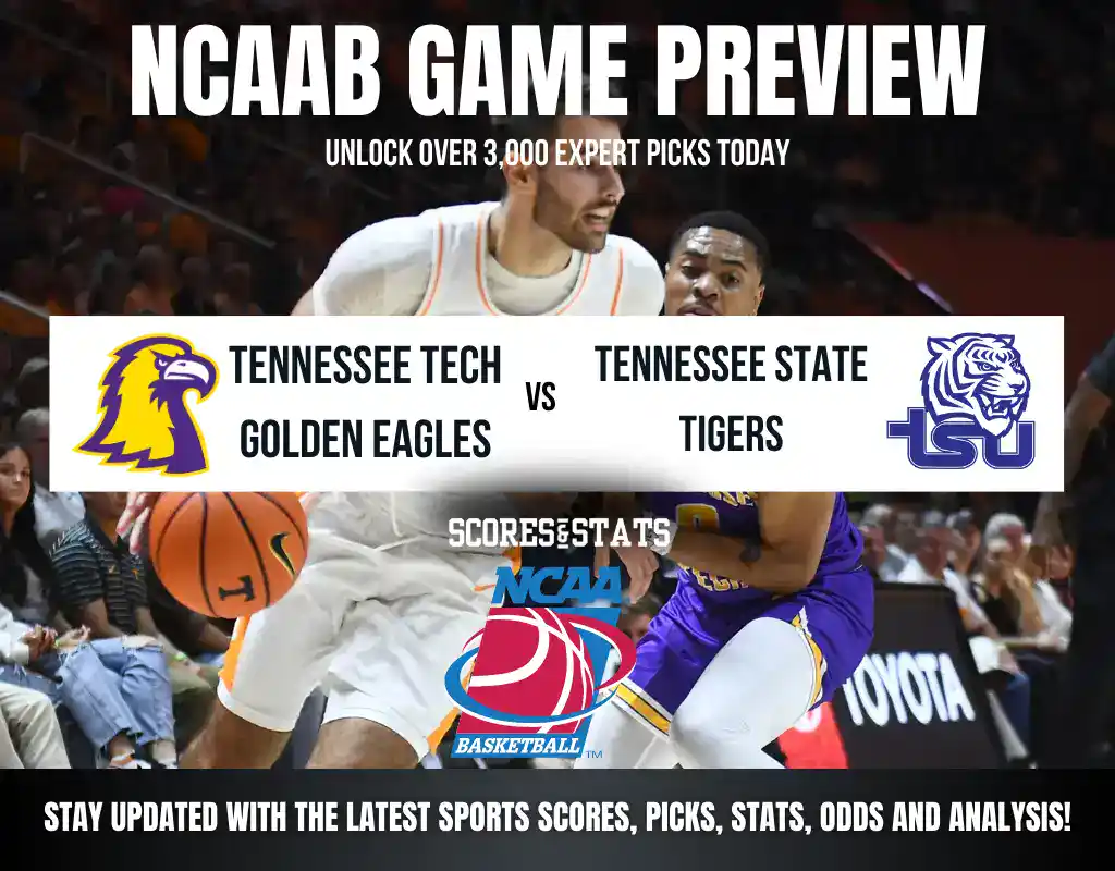 Tennessee Tech Golden Eagles vs Tennessee State Tigers betting preview with odds, predictions, and best bets.