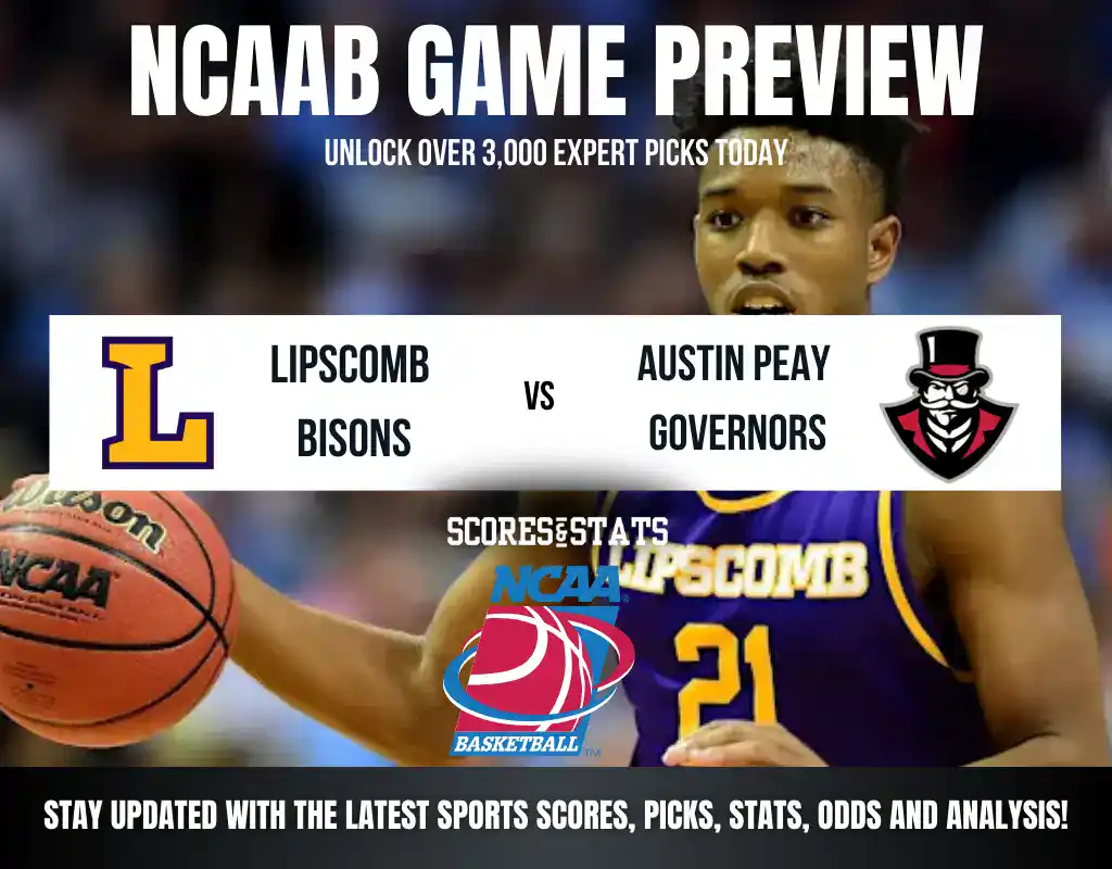 Lipscomb Bisons vs Austin Peay Governors betting preview with odds, predictions, and best bets.