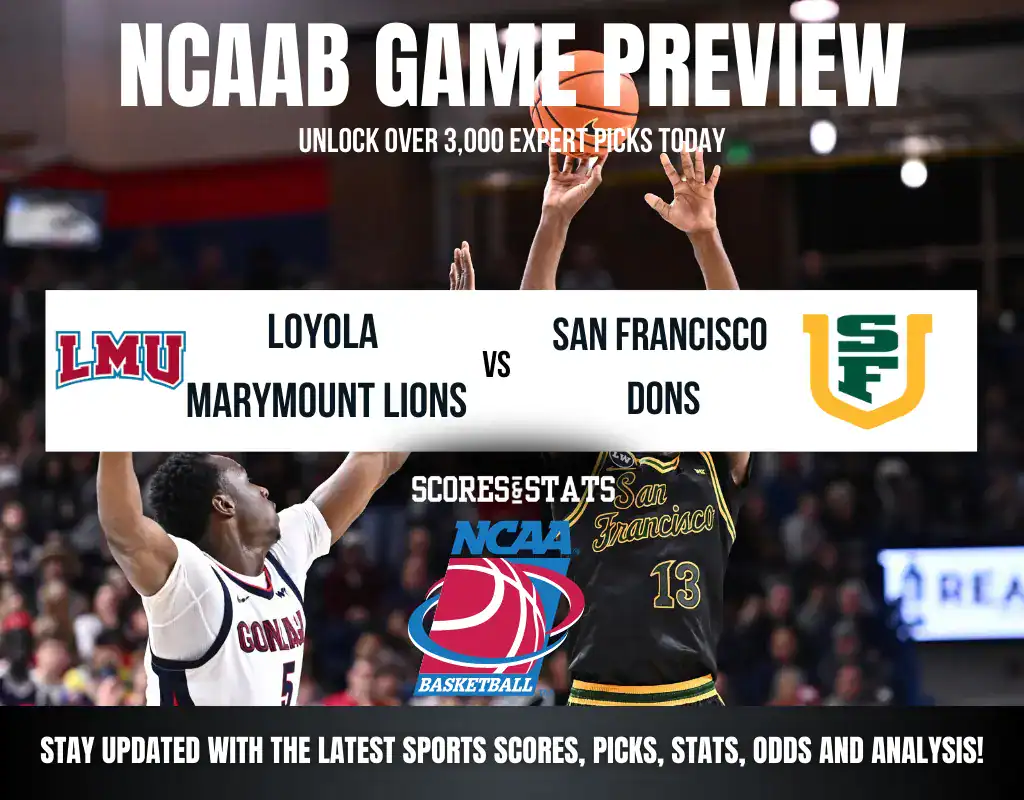 Loyola Marymount Lions vs San Francisco Dons betting preview with odds, predictions, and best bets.