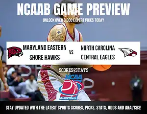 Maryland Eastern Shore Hawks vs North Carolina Central Eagles betting preview with odds, predictions, and best bets.